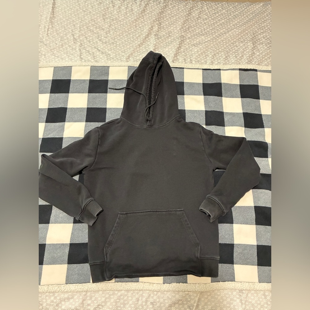 BYLT Core Hoodie Men's Pullover Hoodie Black S Drawstring Pockets Long Sleeve